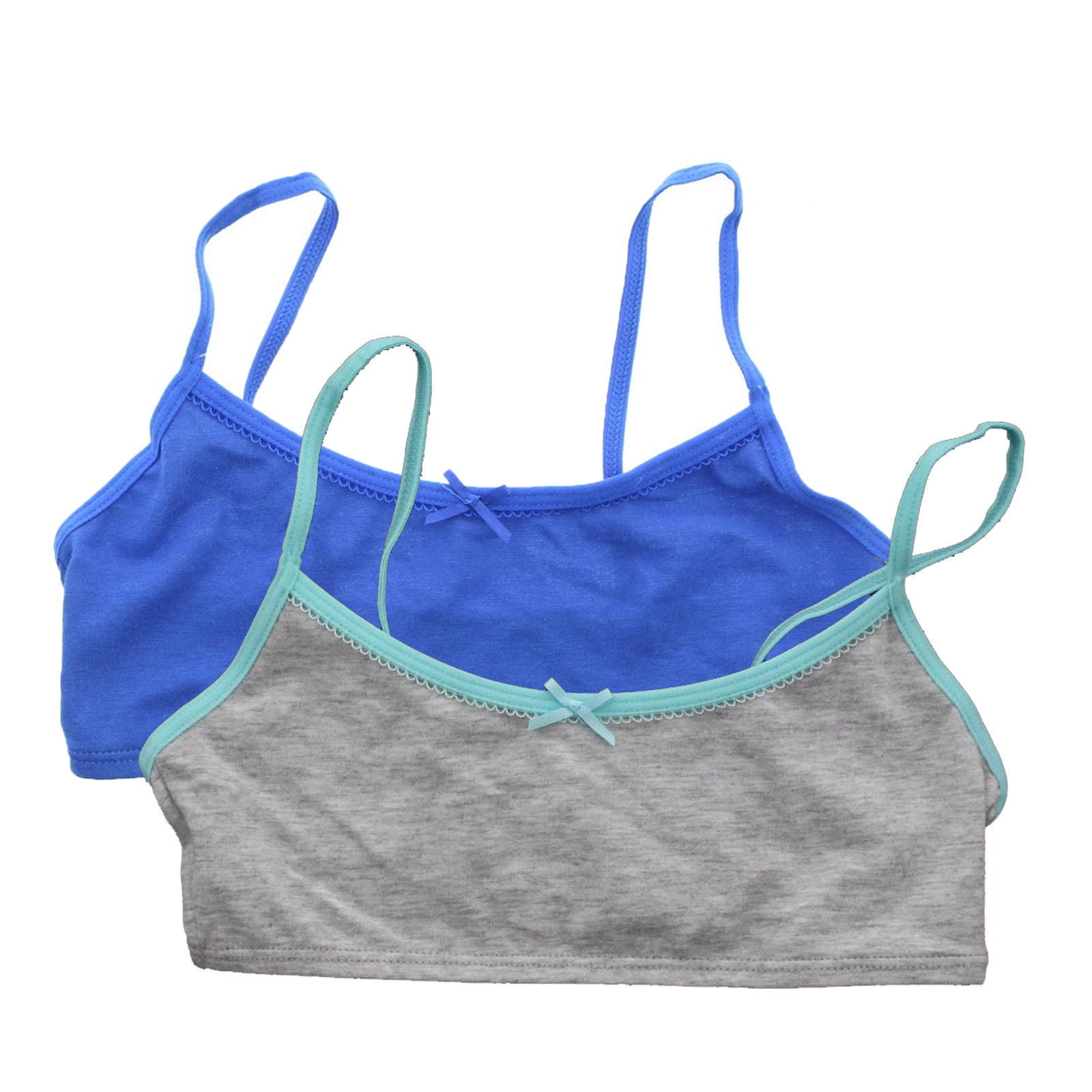 Hanes Hanes Girls Bras, 2 Pack Cotton Pullover Bras (Little Girls