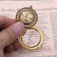 thumbnail image 5 of Magnifying Glass Necklace Bronze Pendant Sliding Top 5x Magnifying Glass, 5 of 5
