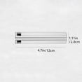 thumbnail image 3 of USB Rechargeable LED Flashlight 2000mA Power Bank Function Zoomable Small Handheld Torch for Camping Hiking Outdoors Waterproof Aluminum Alloy 10W Silver 1 Flashlight + 1 USB Cable, 3 of 8