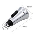 thumbnail image 4 of Pull Down Spray Head 2-Functions with Check Valve Kitchen Replacement Head Parts G1/2 Connections Pull Out Spray Head Nozzle Polised Chrome, 4 of 6
