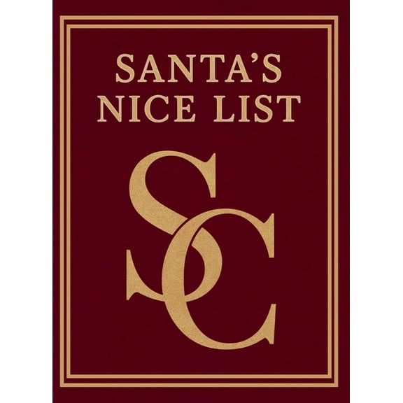 Santa's Nice List, (Hardcover)