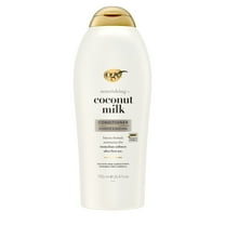 OGX Nourishing   Coconut Milk Moisturizing Daily Conditioner with Egg White Protein, 25.4 fl oz