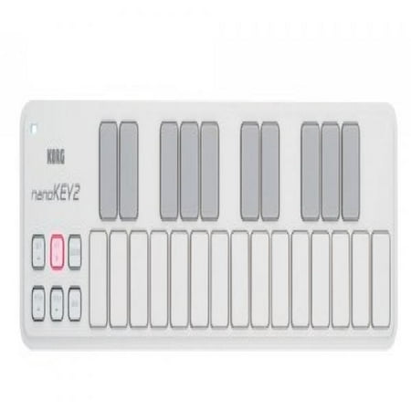 Korg NANOKEY2WH Slim-Line USB Keyboard in White