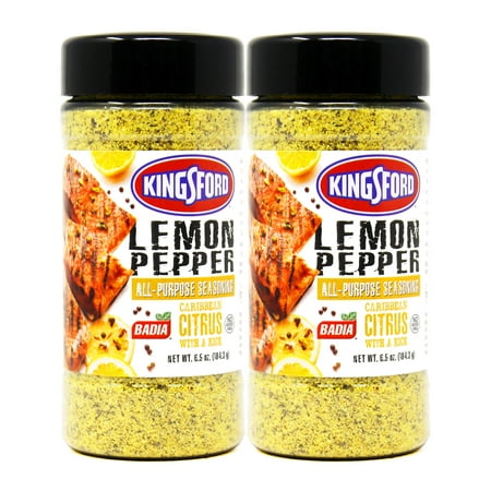 Badia Kingsford Lemon Pepper All-Purpose Seasoning 6.5 oz – Palatize Pack of 2