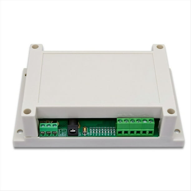 Módulo de Relé de 8 Canales con Fuente de Alimentación CC 12-24/5 V, Módulo de Relé WiFi con Carcasa para Desarrollo Secundario ESP8266.