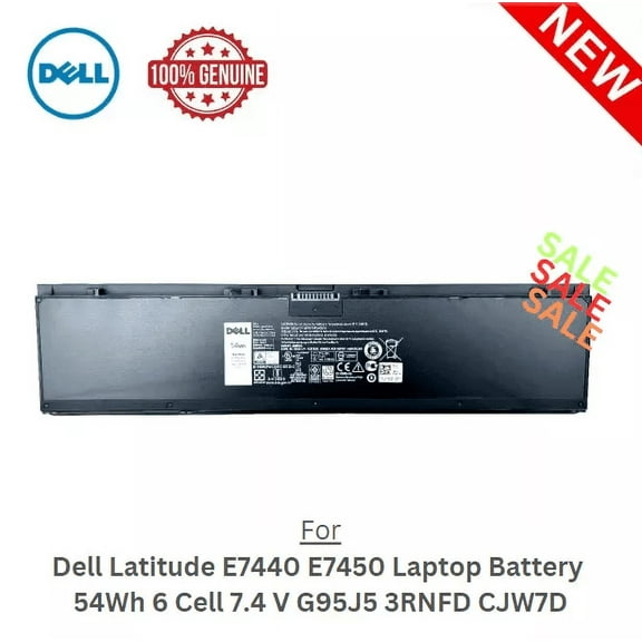 Genuine 54Wh 3RNFD Battery For Dell Original E7440 E7450 E7420 34GKR PFXCR CJW7D