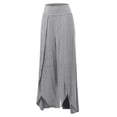 thumbnail image 2 of A2Y Women's Solid Modal Wide Leg Tulip Pants Heather Grey L, 2 of 5
