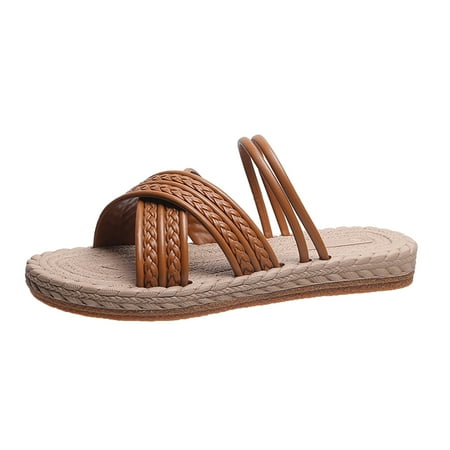 

Larisalt Platform Sandals Women Women Casual Summer Hollow Out Vintage Wedge Sandal Gladiator Outdoor Shoes Brown