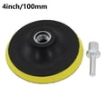 thumbnail image 1 of Bgsha Polishing Tool Buffing Plate Backing Pad Holder Disc M14 Drill Thread Kit 3-7in, 1 of 10