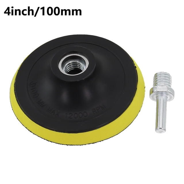 Polishing Tool Buffing Plate Backing Pad Holder Disc M14 Drill Thread Kit 3-7In