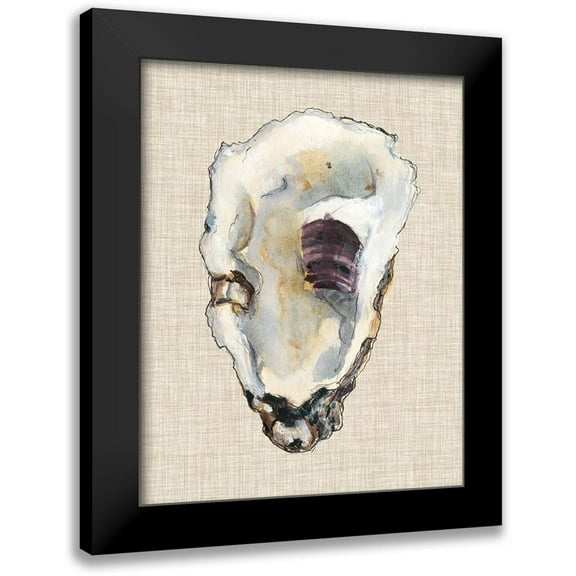 Willett, Michael 12x14 Black Modern Framed Museum Art Print Titled - Oyster Shell Study III