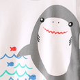 thumbnail image 4 of YDFCWXW Toddler Baby Summer Jumpsuit Casual Animal Print O Neck Button Romper Short Sleeve Boy Girl Clothes (Grey, 0-3 Months), 4 of 6