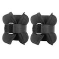 thumbnail image 4 of HONMEET 1 Pair of Adjustable Ankle Weights for Running Black Polyester Strength Training, 4 of 7