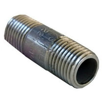 LARSEN SUPPLY CO. INC. 32-1603 1/4 x Short Stainless Steel Nipple