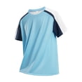 thumbnail image 5 of Gfyviroh Men's Athletic Tees Color Block Breathable Crew Neck T-Shirt Lightweight Summer Short Sleeve Workout Shirts, 5 of 7