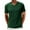 Green, variant on fatyb V Neck T-Shirts for Men Ribbed Short Sleeve Casual Tee Solid Color Summer Basic Tops with Pocket
