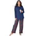 thumbnail image 6 of Only Necessities Plus Size Thermal PJ Set, 6 of 6