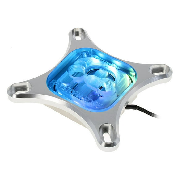 XSPC RayStorm EDGE CPU Water Block, Intel, Addessable RGB, Silver
