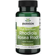 Swanson Full Spectrum Rhodiola Rosea Root, Helps Maintain Healthy Energy & Stress Levels, 400 mg (100 Capsules)