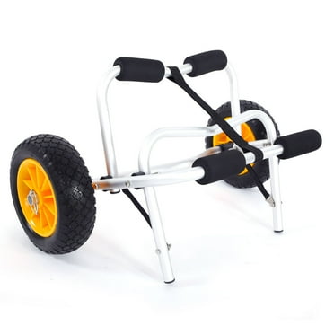 Zimtown Foldable Kayak Dolly Cart Carrier Boat Canoe Trolley Trailer Paddle Board Wheels