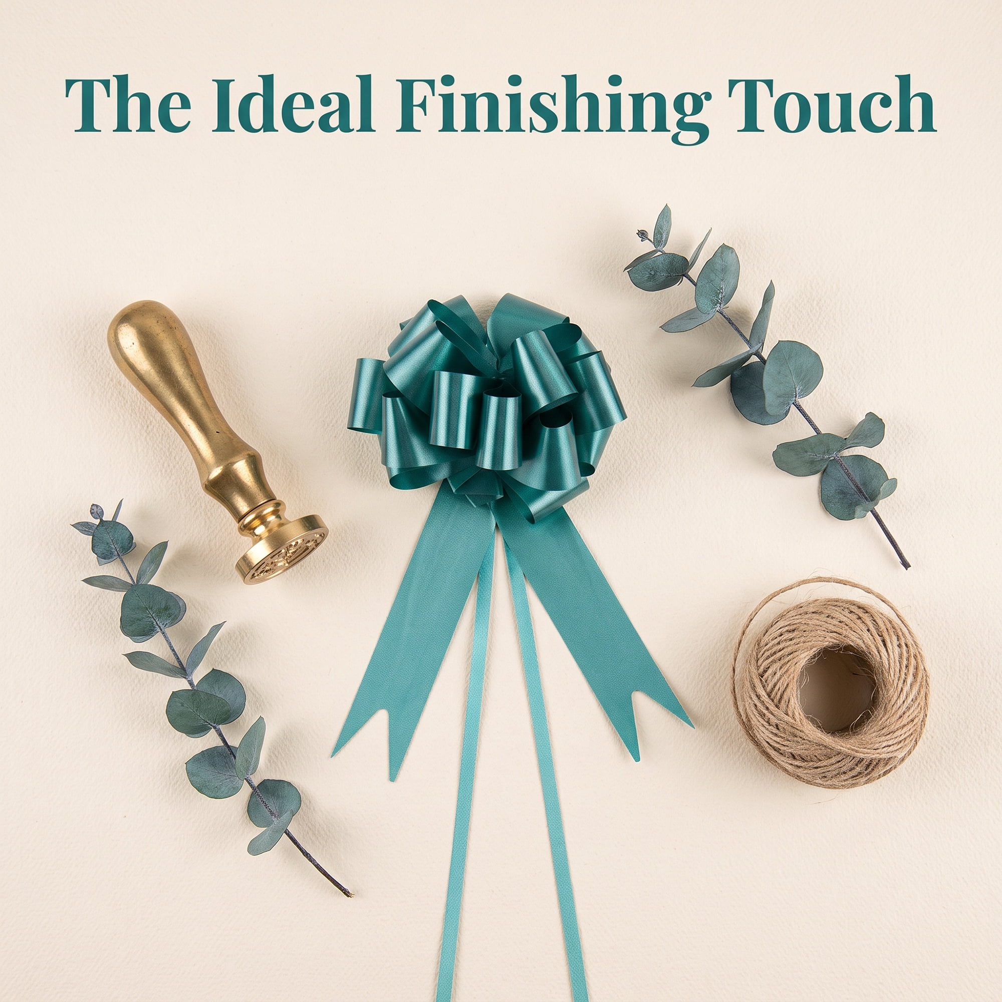 Unique Bargains Crush-Resistant Metallic Bows for Gift Wrapping and Decoration Dark Green