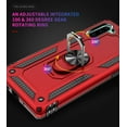thumbnail image 4 of Galaxy Note 10 (6.3") Case with Ring Holder, Allytech Sllim Fit Bumper Protective Shockproof Stand Case Cover Compatible with Magnetic Car Mount Hard PC Back Cover for Samsung Galaxy Note 10, Red, 4 of 8