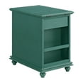 thumbnail image 4 of Martin Svensson Home Elegant Chairside Table with Power, Antique Teal, 4 of 7