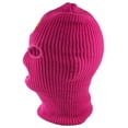 thumbnail image 3 of Gravity Threads Smile Face 3-Hole Ski Mask - Cross Eye - Hot Pink, 3 of 4