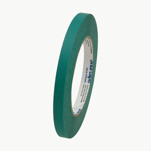 Shurtape Colored Masking Tape (CP-631): 3/8 in. x 60 yds. (Green)