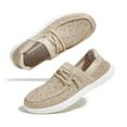 thumbnail image 6 of LUCKY STEP Rhinestone Loafers Shoes Comfort Slip On Mesh Knit Walking Shoes,Beige,Womens, 6 of 6