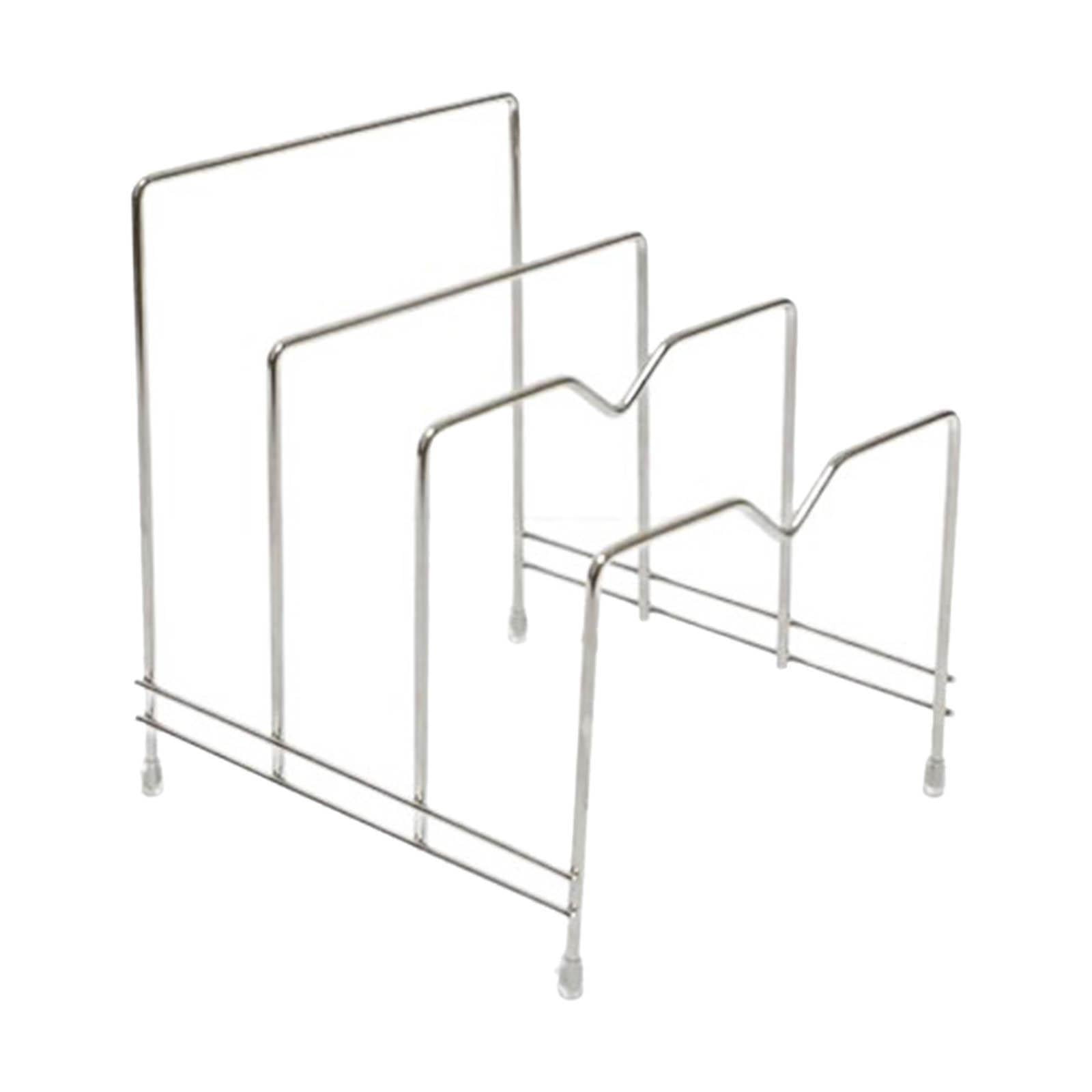 Stainless Steel Pot Lid Holder Stand,Kitchen Countertop Organiser,No