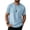 Light Blue, variant on Men's Crew Neck Short Sleeve T Shirt Vertical Seam Decor Regular Fit Soft Plain Basic Tee for Daily Street Workout Casual Wear