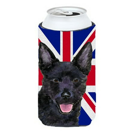 

Carolines Treasures SS4940TBC Australian Kelpie with English Union Jack British Flag Tall Boy Hugger Tall Boy