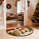 thumbnail image 5 of Decoraciones navideñas, adornos navideños, regalos navideños Alfombra navideña Puerta de entrada Felpudo semicircular Felpudo antideslizante absorbente para el hogar Felpudo a prueba de suciedad Felpu, 5 of 5