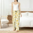thumbnail image 6 of Lsque Banana Print Women's Pajama Pants, Lounge Pant - Comfortable Home Wear,Elastic Waistband, Stylish Design-Large, 6 of 9