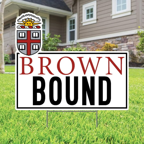 Brown University Bound Lawn Sign (Officially Licensed)