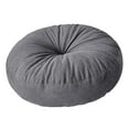 thumbnail image 4 of CoudarTitie Round Floor Pillow Meditation Cushion Decorative Comfortable Floor Cushion Pad for Bedroom Office Balcony Indoor Dark Gray, 4 of 9