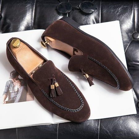 

Men‘s Tassel Loafer Shoes Casual Lightweight Slip On Sneakers