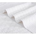 thumbnail image 4 of Chezmoi Collection Motley 3-Piece Geometric Embroidered Patchwork Pre-Washed Cotton Quilt Set, 4 of 8