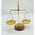 thumbnail image 3 of Vintage Goldsmith Brass Weight Scale Weighing Scale, Balance Justice Law Scale, Apothecary Scale, Home Decorative Small Brass Weight Scale, 3 of 5