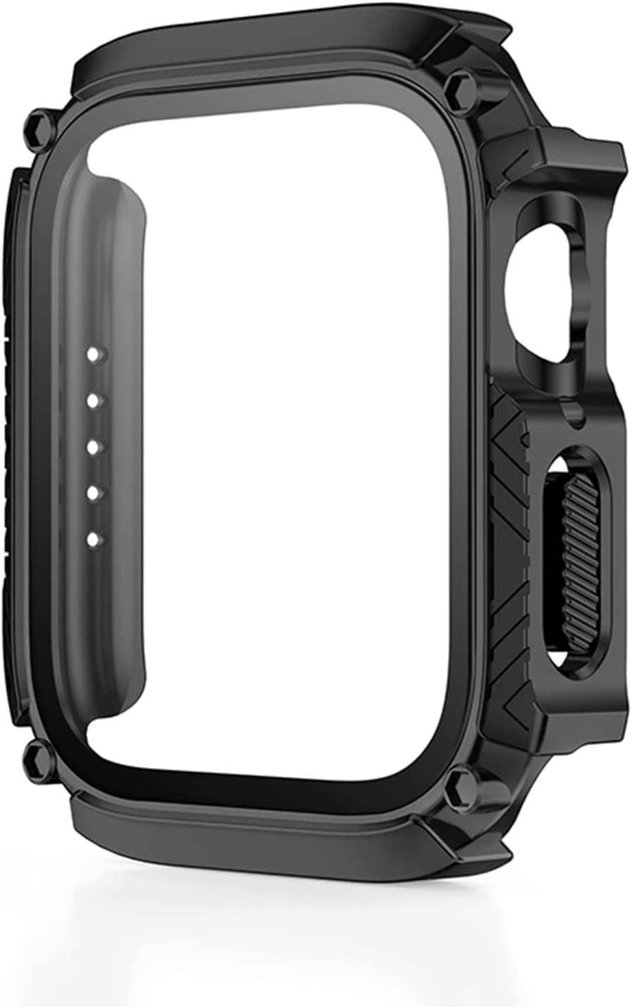 [2 Pack] Case Compatible for Apple Watch Series SE2 44mm with Tempered