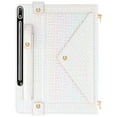 thumbnail image 2 of For Samsung Tab S9 FE Plus/S9 Plus/S10 Plus Wallet Case,With Shoulder Strap&Hand Strap With Elastic,[Stylus Slots&Envelope Pocket,Card Slots],Flip Folio Stand PU Leather Shockproof Cover,White, 2 of 10