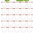 thumbnail image 4 of Yuanmiaoke 25pcs Rose Gold Plastic Party Cups Disposable Cups Picnic Drinking Mugs Party Supplies for Wedding Birthday, 4 of 10