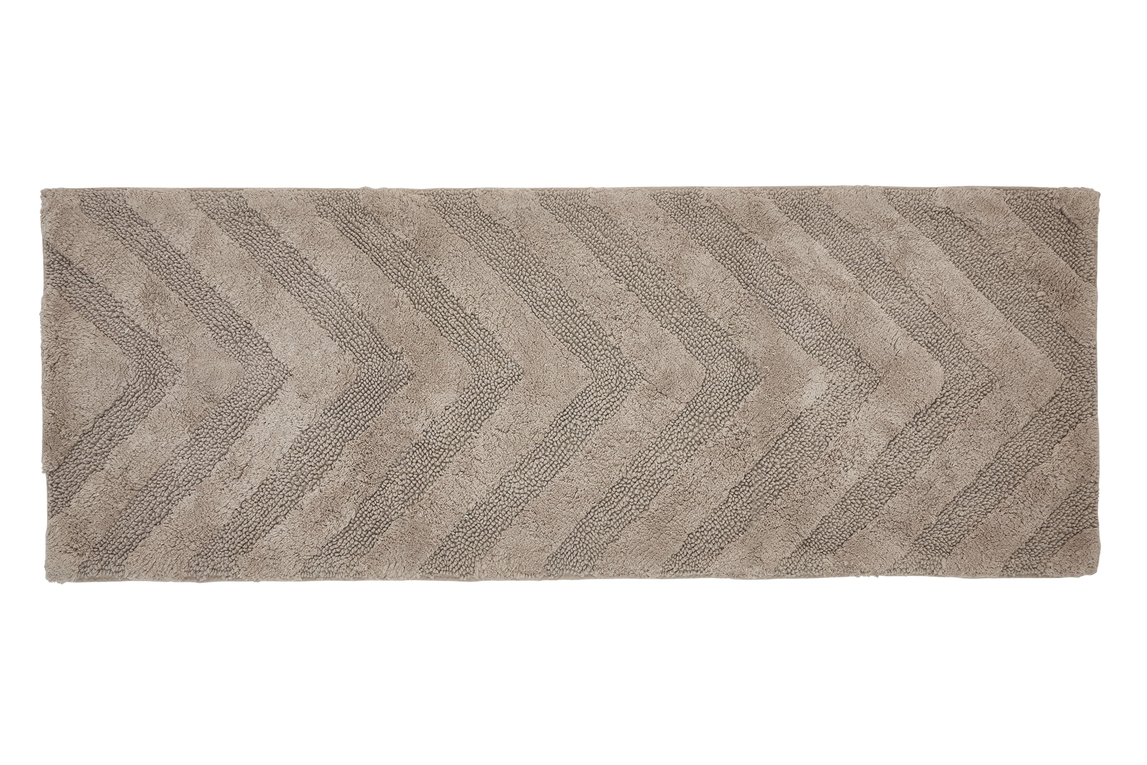 Better Trends 3 Piece Bathroom Rug Set 100% Cotton Extra Soft Tufted Bath Rug Water Absorbent Non-Slip Bath Mat Machine Washable (Beige) Hugo Collection