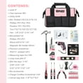 thumbnail image 4 of DNA Motoring Pink Portable Tool Kit, Automotive Specialty Tools, 44 Pieces, 4 of 6