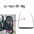 thumbnail image 1 of For Opel Vauxhall Movano 2021鈥損resent Car Left or Right Driver or Passenger Mirror Heated Side Mirror Glass Rearview Mirror Lens 1pc Right -Big, 1 of 6