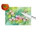 thumbnail image 4 of Virginia Dogwood in Watercolor Glass Cutting Board Large 12 in x 15 in, 4 of 5