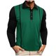 thumbnail image 2 of pstuiky Camisas de invierno de manga larga para hombre, Blusas casuales de moda para hombre, de color liso, con botones, bolsillos, manga larga y cuello redondo top de hombre l, 2 of 8