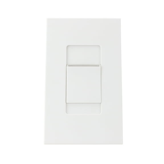 Leviton MNX20-7LW 2000VA, 277V, Monet Preset Digital Electronic Mark 10 Powerline Fluorescent Slide Dimmer, LED Locator Light, Narrow Fin, White