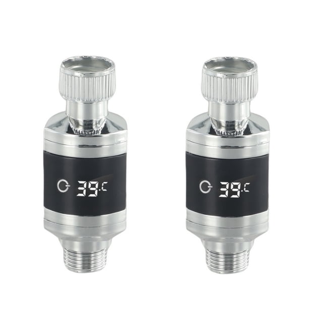2Xshower Faucet Water Thermometer Electric Led Display Water Temperature Monitor